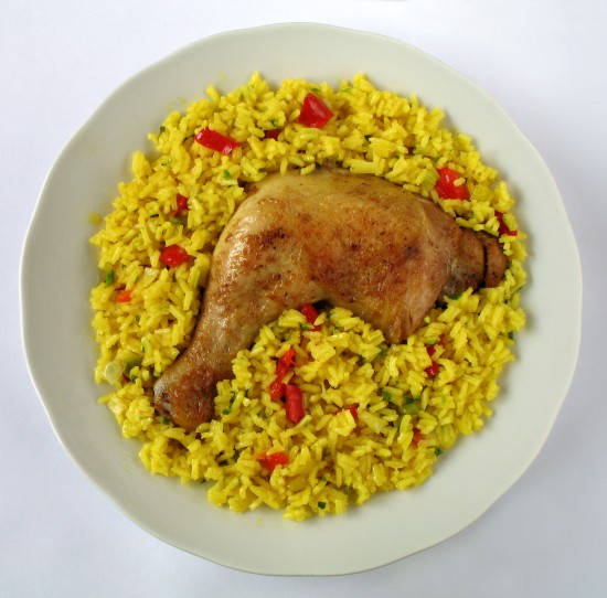 Fight winter blues with some tropical comfort food: arroz con pollo