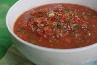 Gazpacho, that famous summery cold soup