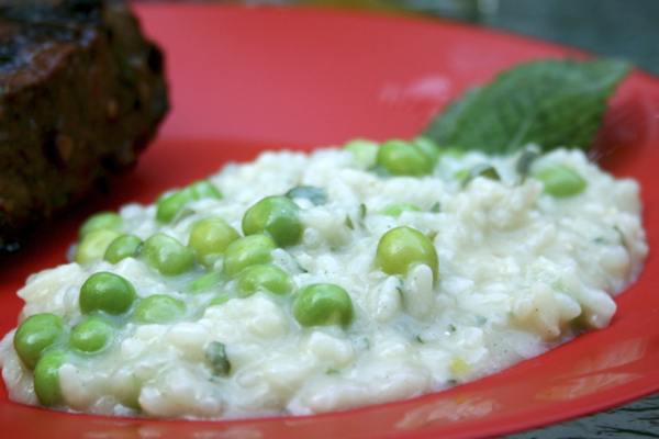 Pea and Mint Risotto