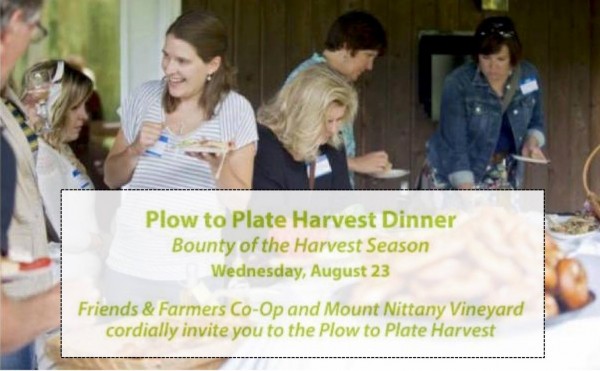 Friends & Farmers Announces “Plow to Plateâ€“A Harvest Dinner” Aug. 23