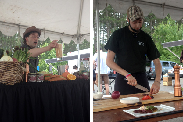 The Learning Kitchen at the Boalsburg Farmers Market: Cocktails, Okra, and Kohlrabi