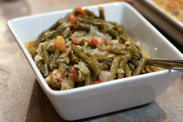 Slow Cooked Green Beans