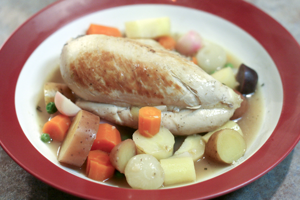 Braised Chicken with Spring Vegetables