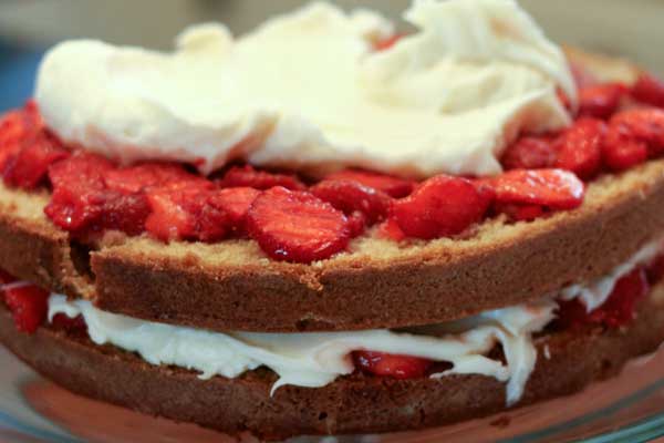 Strawberry Shortcake Cake
